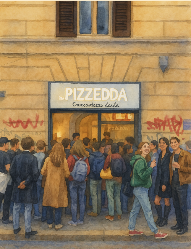 Interno dello store Sa Pizzedda Sa Pizzedda — Porta Ticinese, Milano